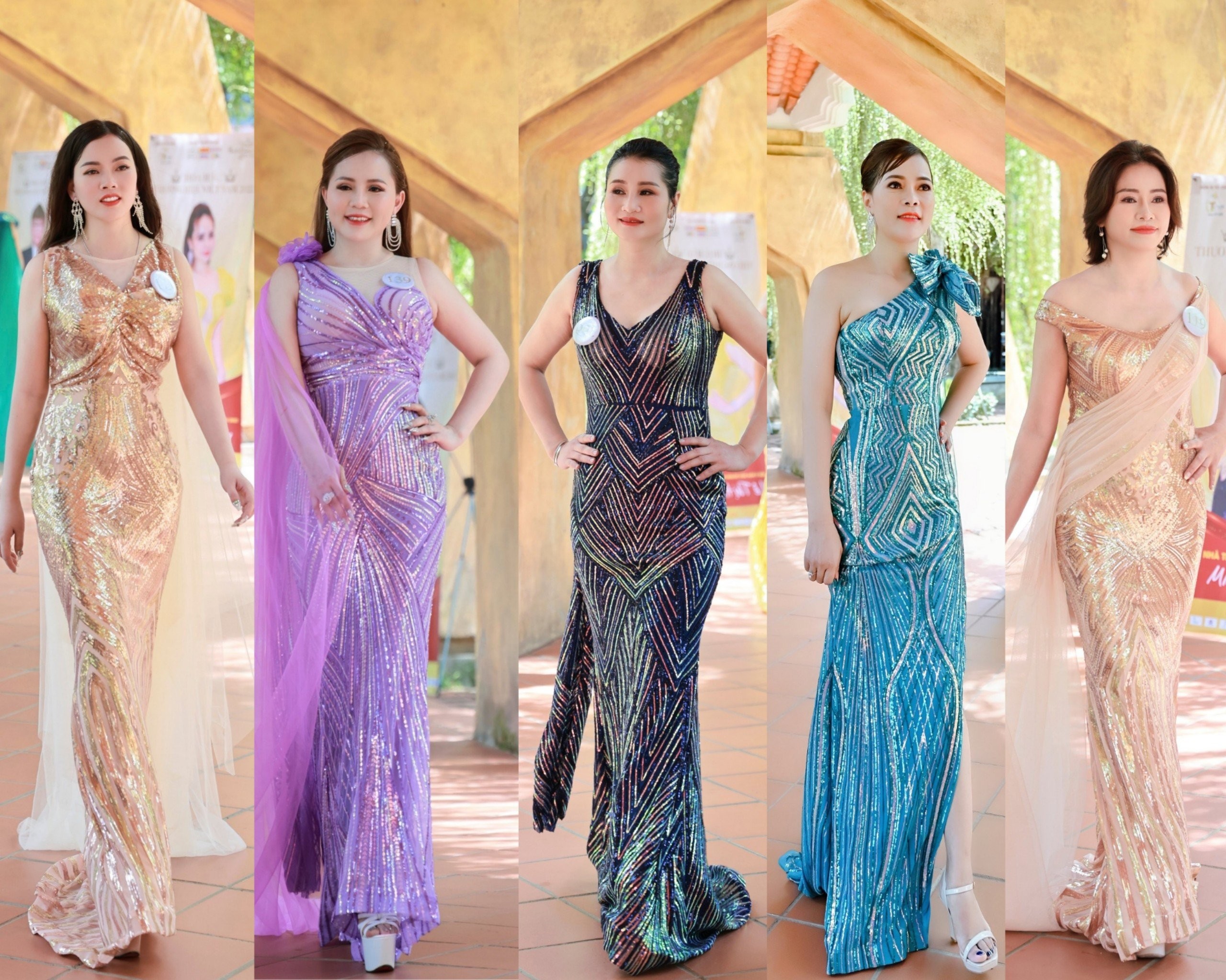 Dàn thí sinh Hoa hậu Thương hiệu Việt Nam 2022 khoe vẻ đẹp đài cát, kiêu sa trong trang phục dạ hội của NTK Tommy Nguyễn