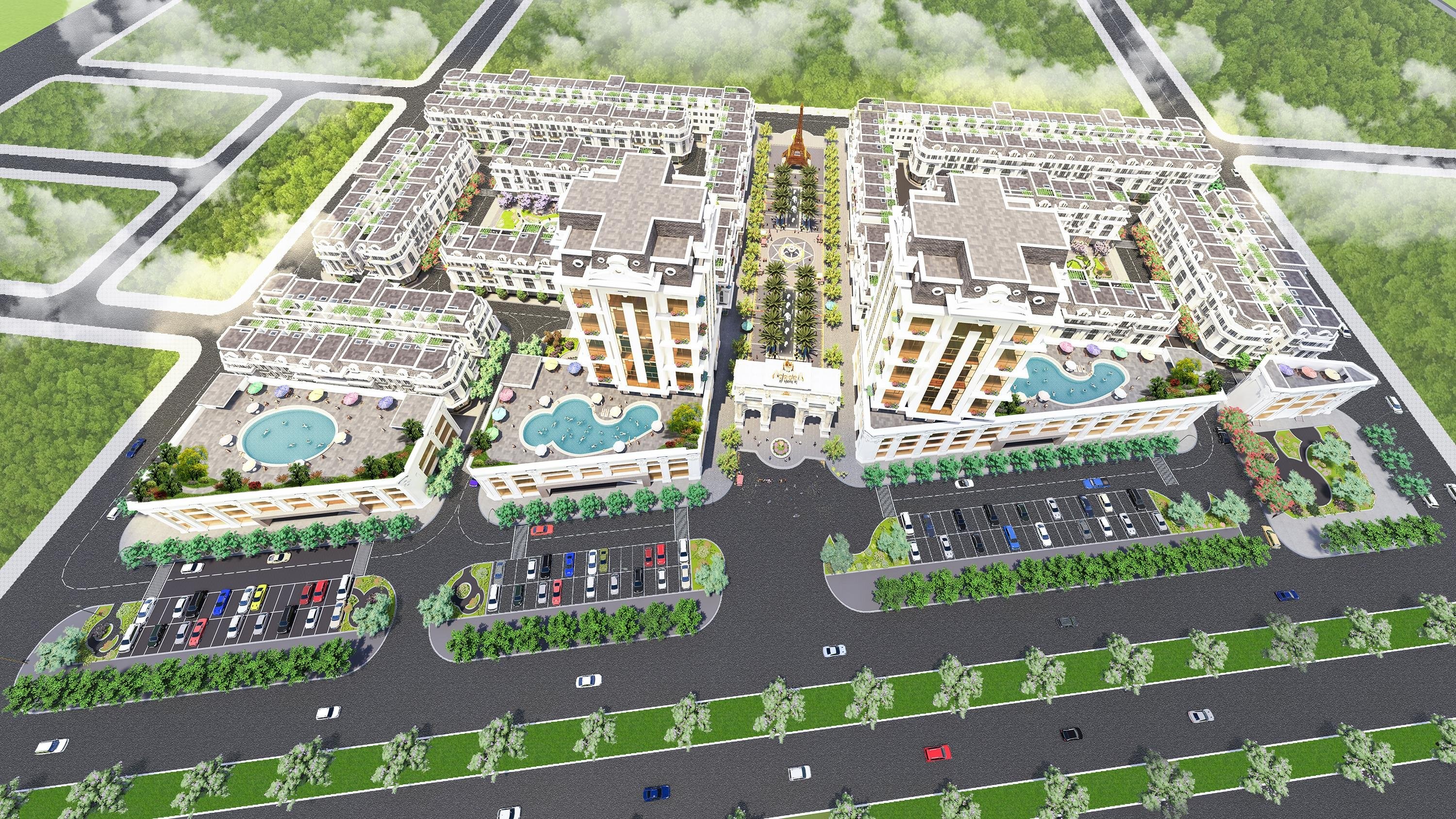 Trung tâm thương mại nhà phố Eden – cổ kính, hoa lệ, không gian sống lý tưởng bậc nhất Xứ Thanh