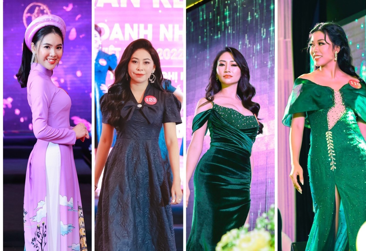 Nhan sắc thăng hạng trong đêm bán kết của dàn thí sinh Hoa hậu Doanh nhân Châu Á Việt Nam 2022