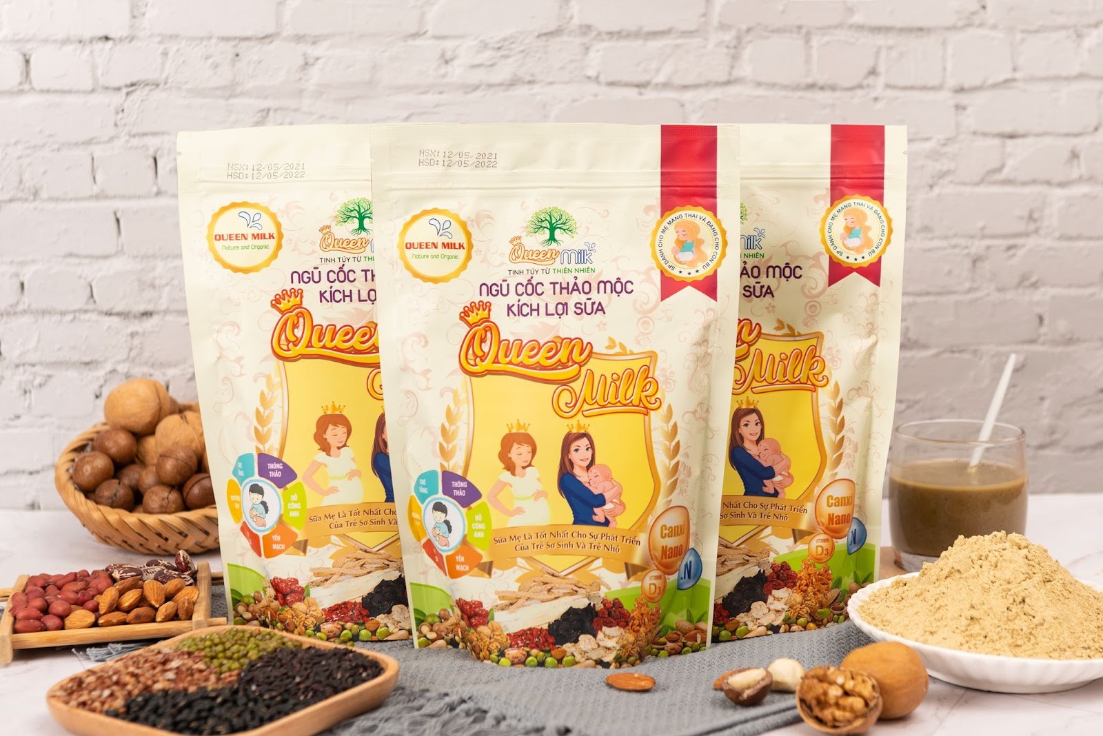Queen Milk cùng xu hướng sử dụng thực phẩm Organic trong sản xuất ngũ cốc,sữa hạt, đồ ăn dặm