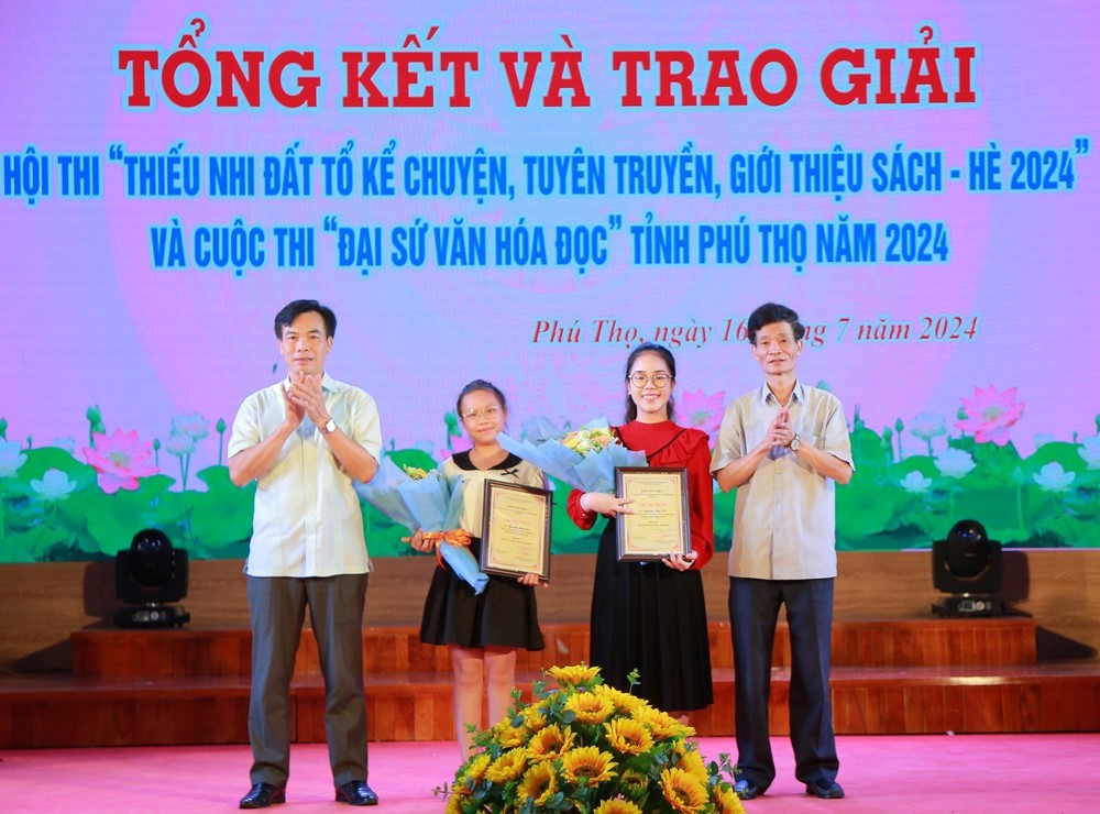 Phú Thọ: Em Nguyễn Linh Chi - Trường Tiểu học Đinh Tiên Hoàng đoạt giải  tiêu biểu Cuộc thi “Đại sứ Văn hóa đọc” tỉnh năm 2024