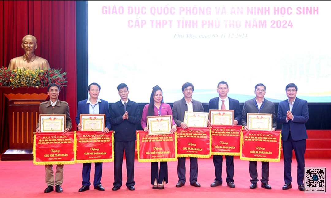 Phú Thọ: Trường THPT Trung Giáp (Phù Ninh) đoạt giải Nhì toàn đoàn Hội thi Giáo dục Quốc phòng và an ninh cấp tỉnh năm 2024