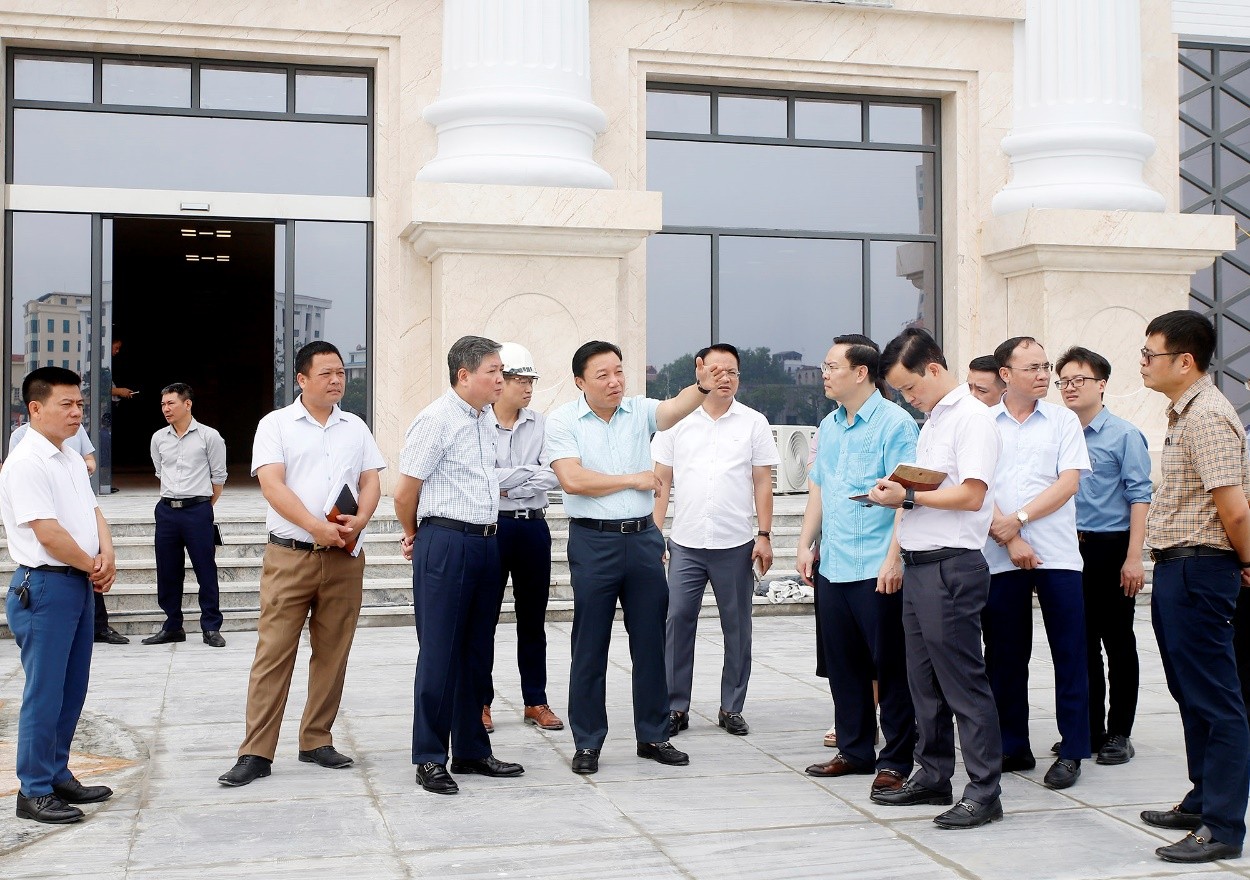 Phú Thọ: Kiểm tra tiến độ dự án Nhà Văn hóa nghệ thuật và công tác chuẩn bị phục vụ Đại hội Đảng bộ tỉnh lần thứ Nhất