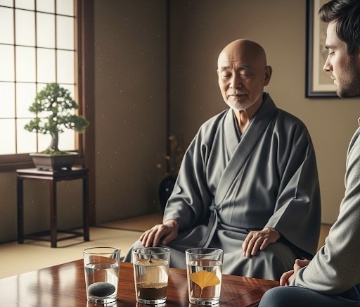 Trí tuệ của thiền sư và ba chiếc ly