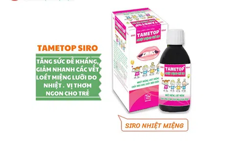 Nhiệt miệng Tametop tư vấn trẻ bị nóng trong nhiệt miệng nên dùng gì?