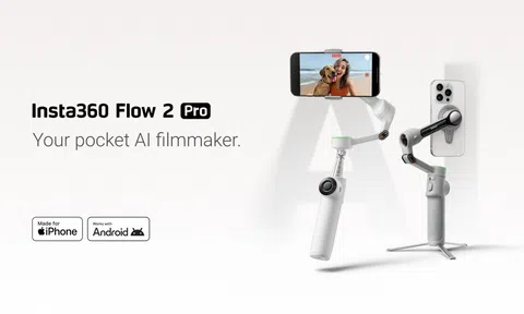 Gimbal Insta360 Flow 2 Pro ra mắt với hỗ trợ AI hiện đại, tích hợp liền mạch với iPhone