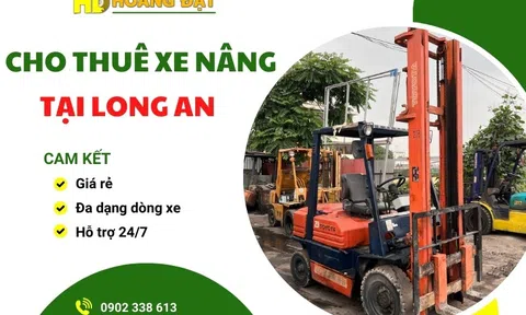 Xe nâng Hoàng Đạt - Cho thuê xe nâng tại Long An