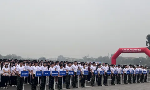 Vĩnh Phúc: Gần 1000 người tham gia ngày chạy Olympic vì sức khỏe toàn dân năm 2025