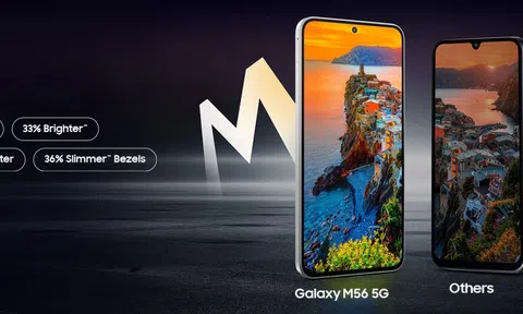 Galaxy M56 ra mắt với thiết kế mỏng nhẹ, vẫn có pin khủng, camera 50MP, màn hình mượt hơn iPhone 16