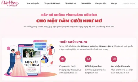 Nền tảng thiết kế thiệp cưới online chuyên nghiệp từ Biihappy iWedding