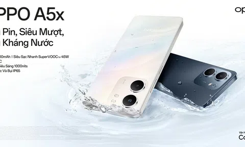 OPPO A5x ra mắt: Thiết kế bền bỉ, pin khủng, hiệu năng ổn định, giá dễ tiếp cận