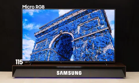 Samsung ra mắt TV Micro RGB được AI hỗ trợ phân giải màn hình đầu tiên trên thế giới, giá ngang Mazda CX-5