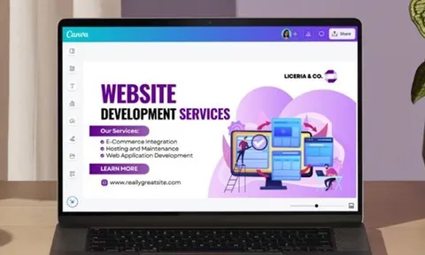 Thiết kế website bán hàng bằng Canva: Giải pháp tối giản và miễn phí để bắt đầu kinh doanh