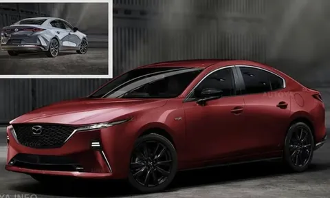 Mazda3 2026 lộ diện trong bản dựng kỹ thuật số cực đẹp, lấy cảm hứng từ Mazda6e và CX-5 mới