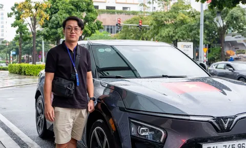 Trải nghiệm VF 7, VF 8, VF 9, người dân TP.HCM nhận định: ‘Lái xe điện thích hơn xe xăng dầu’