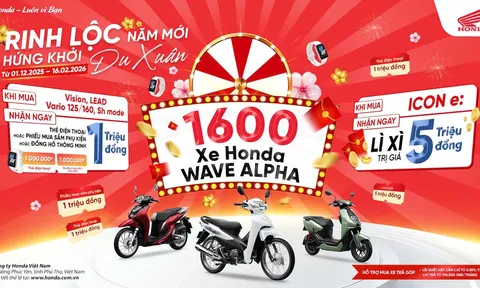 Chào đón năm mới đầy khởi sắc với chương trình khuyến mại 'Rinh lộc năm mới – Hứng khởi du xuân'