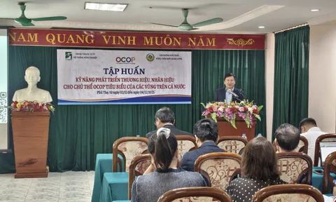Khai mạc lớp tập huấn kỹ năng phát triển thương hiệu, nhãn hiệu cho chủ thể OCOP tiêu biểu khu vực trung du, miền núi phía Bắc