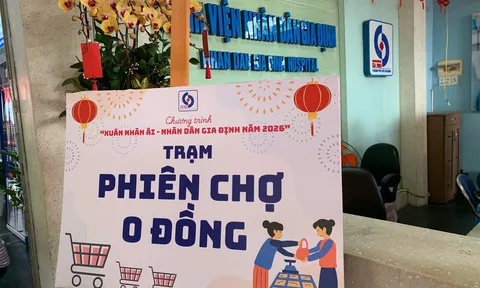 Người bệnh háo hức ‘đi chợ Tết’ tại phiên chợ 0 đồng