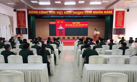 An Giang: Bộ Chỉ huy Quân sự tỉnh tổ chức Hội thi Báo cáo viên giỏi năm 2026