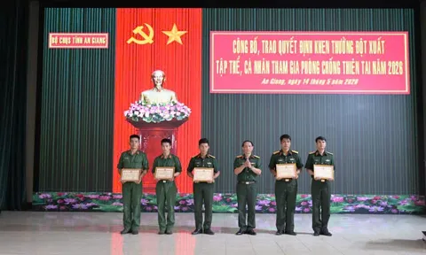 An Giang: Khen thưởng tập thể, cá nhân xuất sắc trong chữa cháy rừng tại xã Cô Tô