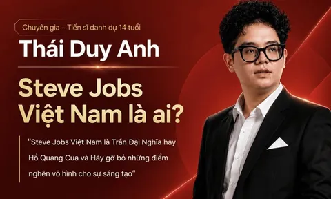 “Chuyên gia 14 tuổi Thái Duy Anh: Steve Jobs Việt Nam là Trần Đại Nghĩa hay Hồ Quang Cua và Hãy gỡ bỏ những điểm nghẽn vô hình cho sự sáng tạo”