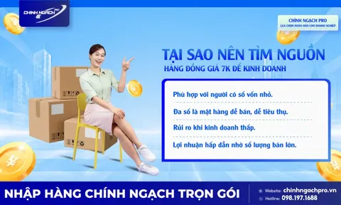 Bí quyết tìm nguồn hàng đồng giá 7k vốn ít, dễ kinh doanh