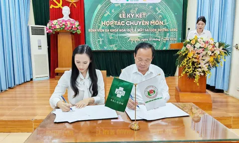Ký kết hợp tác chuyên môn giữa Mắt Sài Gòn Đường Láng và Bệnh viện Đa khoa Hoài Đức: Nâng tầm trải nghiệm chăm sóc nhãn khoa cho người dân