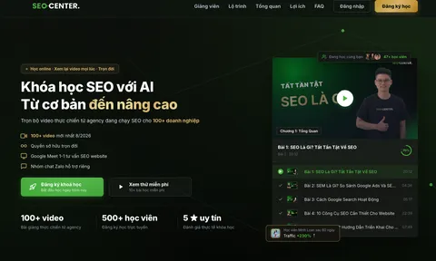 Review top 5 khóa học SEO AI online uy tín hiện nay