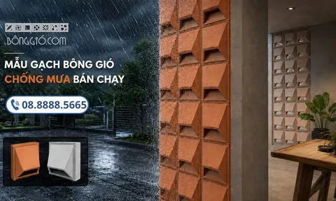 Mẫu gạch bông gió chống mưa bán chạy tại Bonggio.com