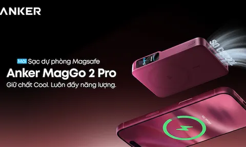 Anker MagGo Power Bank 2 Pro - A110R: Pin dự phòng Qi2 25W đầu tiên tích hợp hệ thống làm mát chủ động, đạt chứng nhận SGS