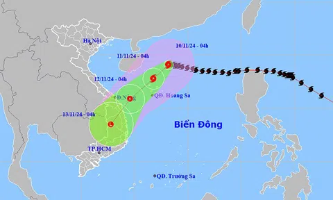 Bão số 7 suy yếu thành áp thấp nhiệt đới