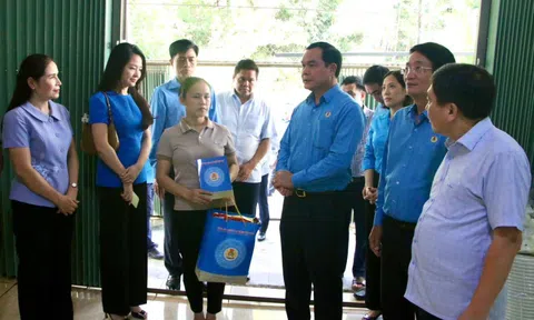 Hỗ trợ trẻ em mồ côi do Bão số 3 sổ tiết kiệm “Công đoàn cùng con tiếp bước”