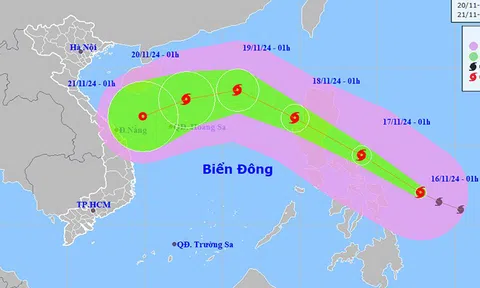 Xuất hiện hai cơn bão gần biển Đông