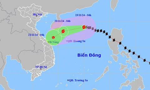 Ảnh hưởng của bão số 9, biển động rất mạnh