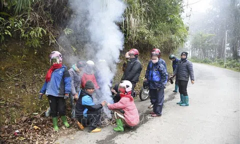 Bắc Bộ đêm và sáng trời rét, Trung Bộ có mưa to