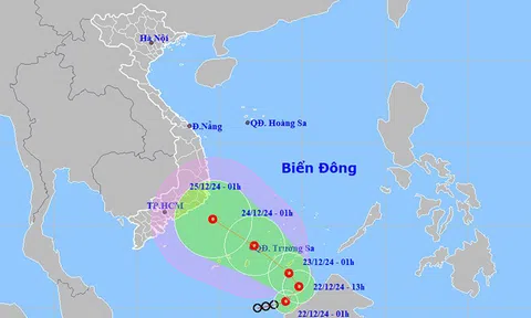 Áp thấp nhiệt đới trên biển