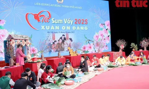 Liên đoàn Lao động TP Hà Nội tổ chức chương trình “Tết sum vầy - Xuân ơn Đảng” năm 2025 và khai mạc Chợ Tết Công đoàn