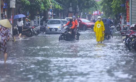 Mưa lớn trên diện rộng tại nhiều khu vực