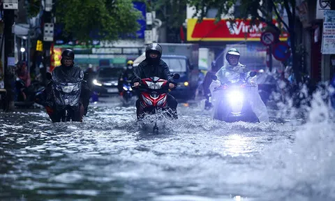 Mưa lớn diện rộng, nguy cơ lũ quét, sạt lở đất và ngập úng nhiều khu vực
