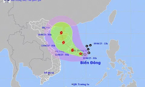 Áp thấp nhiệt đới mạnh lên thành bão, mưa lớn ở Trung Bộ và Tây Nguyên