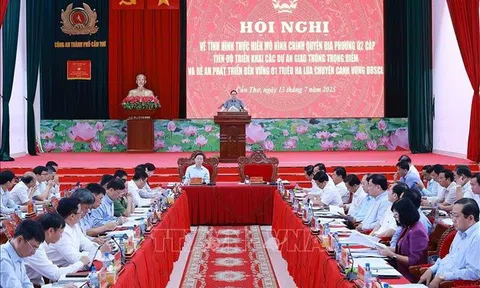 Thủ tướng: Thúc đẩy đầu tư, tạo động lực, tạo khí thế mới trong triển khai các dự án khu vực ĐBSCL