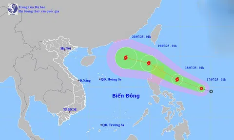 Áp thấp nhiệt đới hướng vào Biển Đông, Bắc Bộ và Trung Bộ nắng nóng