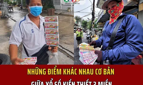 Những điểm khác nhau cơ bản giữa xổ số kiến thiết 3 miền