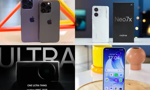 Tin công nghệ trưa 25/2: iPhone 14 Pro Max giảm sâu, Realme Neo 7x lộ diện, OPPO Reno13 giá hấp dẫn, Realme Ultra rò rỉ