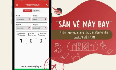 Đặt Vé Máy Bay – Nhận Ngay Phụ Kiện Công Nghệ Cao Cấp Baseus