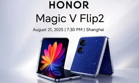 Hoa hậu màn gập Honor Magic V Flip 2 rò rỉ, trang bị khủng so kè Galaxy Z Flip7