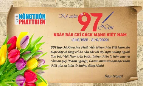 Tổng Biên tập Tạp chí PHANO chúc mừng Ngày Báo chí Cách mạng Việt Nam