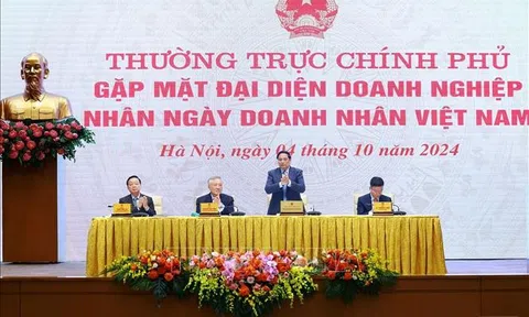 Thủ tướng: Doanh nhân Việt Nam luôn thể hiện sự tiên phong phát triển kinh tế - xã hội vì lợi ích của quốc gia dân tộc