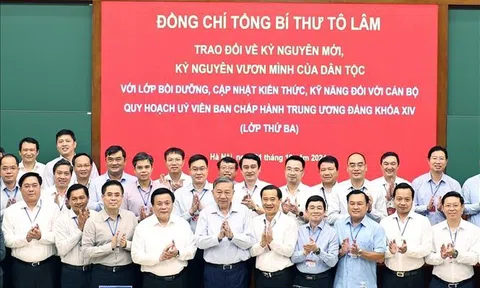 Tổng Bí thư Tô Lâm nêu rõ, ưu tiên hàng đầu trong kỷ nguyên mới là thực hiện thắng lợi các mục tiêu chiến lược đến năm 2030