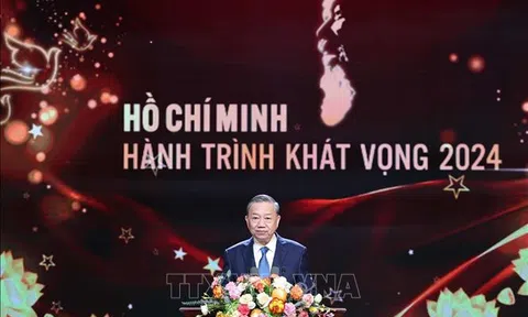 Tổng Bí thư Tô Lâm dự Chương trình 'Hồ Chí Minh - Hành trình khát vọng 2024'